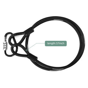 Verrou de sécurité en <span class=keywords><strong>U</strong></span> pour vélo électrique avec câble de manille de 14mm, verrous de moto avec chaînes - Product Image 5