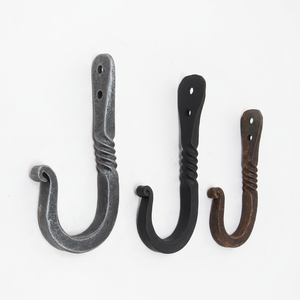 Stylish Farmhouse Rustic Cast Iron Wall Hook For Cozy Interior Decoration And Practical Everyday <b>Storage</b> Solutions - Product Image 1