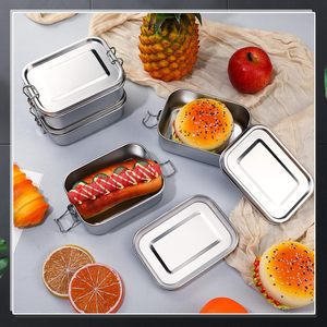 Food Grade SS304 <b>Lunch</b> <b>Box</b> Stainless Steel <b>Lunch</b> <b>Box</b> 800, 1200,1400Ml Leakprool <b>Lunch</b> <b>Box</b> for Office - Product Image 6
