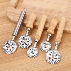 Cortador de Pastel de Aleación de Zinc, Rodillo para Pizza, Cuchillo para Galletas, <span class=keywords><strong>Molde</strong></span> para Repostería, Cortador de Galletas - Product Image 2