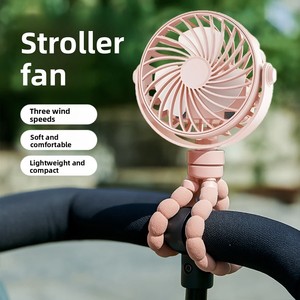 Mini Ventilador Portátil Octopus 360 para Bebé, con Clip Flexible para Trípode, Recargable por USB, para Cuna y Cochecito - Product Image 2