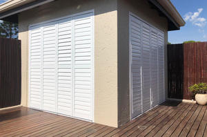 Livraison d'usine Volets à <span class=keywords><strong>Louvre</strong></span> Volets en PVC Plantation Volet Lattes pour la Décoration - Product Image 4