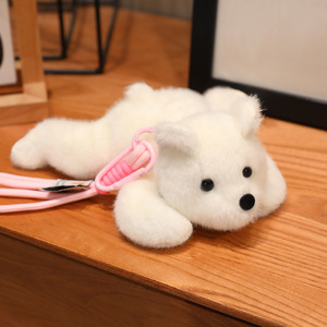 Xuyên biên giới hương liệu đồ chơi sang trọng hạt cọ cho kho báu nằm động vật Mặt dây chuyền gấu trúc voi vuốt Máy búp bê PP bông - Product Image 3