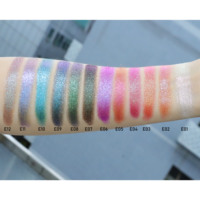Palette de fard à paupières chromée à logo personnalisé de haute qualité