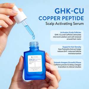Suero Capilar GHK-Cu Personalizado OEM con Péptido de Cobre, Cafeína y Aceite de Árbol de Té para el Crecimiento del Cabello y Tratamiento Anticaída - Product Image 2