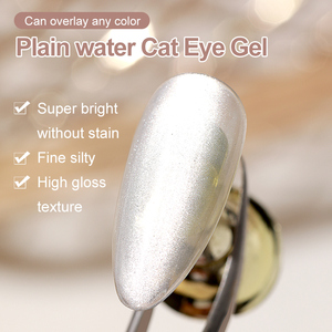 AS Ceramics Cat Esmalte de <span class=keywords><strong>uñas</strong></span> de gel magnético 15ml Blanco Agua simple Efecto de superposición de ojos de gato Brillo brillante Barniz <span class=keywords><strong>semipermanente</strong></span> - Product Image 4