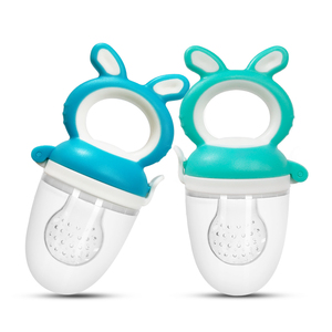 Sucette en silicone pour aliments frais pour bébé 0-12 mois Motif imprimé Sans BPA Débit lent - Product Image 1