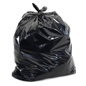 HC Heat <b>Seal</b> Sealing & Handle and Garbage Industrial Use HDPE Black Garbage <b>Bag</b> - Product Image 4