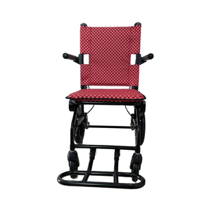 Silla de ruedas de freno auxiliar ultraligera de nuevo tipo para uso en aeropuertos, suministros de terapia de rehabilitación de diseño plegable Simple - Product Image 4