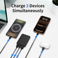 Cargador Portátil de 5V 2.4A, Mini Banco de Energía de 5000mah, Batería de Bolsillo para Teléfonos Inteligentes y Chalecos Térmicos