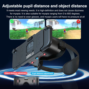 Pour Nintendo <span class=keywords><strong>Switch</strong></span> 2 VR casque lunettes 3D films de réalité <span class=keywords><strong>virtuelle</strong></span> NS VR expérience de jeu immersive bandeau lentille réglable - Product Image 6
