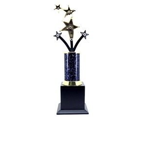 Trofeo corporativo de cinco estrellas de alta demanda por contribuciones sobresalientes y dedicación ejemplar disponible para la venta - Product Image 4