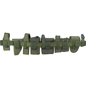 Multifunctionele <span class=keywords><strong>Nylon</strong></span> Beveiligings Trainingsriem Molle Tactische Heupgordel Met Zakjes <span class=keywords><strong>Holsters</strong></span>