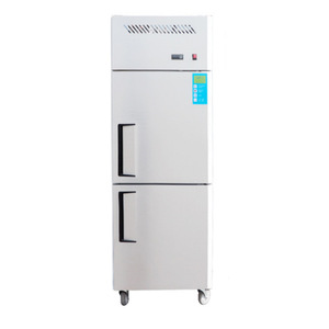 Réfrigérateur Commercial Vertical en Acier Inoxydable avec Double Porte Pliante, Sans Givre, Faible Niveau Sonore, Économe en Énergie, pour Cuisine - Product Image 2