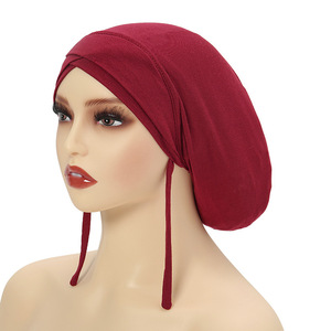 Khiêm tốn hồi giáo phụ nữ hồi giáo hijab underscarf Manila Muslin bên trong hijab mũ - Product Image 3