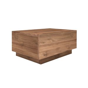 Imported Teak Solid Wood <b>Bedside</b> Table <b>Storage</b> Cabinet Bedroom Minimalist Modern Home Furniture Chongqing Origin Model YJ - Product Image 5