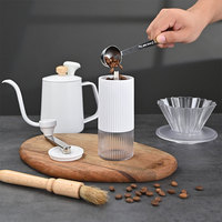 Ensemble cadeau de café en gros, cadeau d'entreprise, kit de préparation du café avec sac de voyage, fournitures pour le café, le thé et l'espresso, ensemble de machine à café