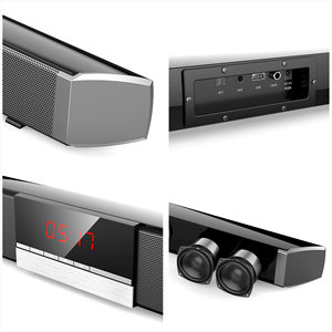 Vofull Sound <span class=keywords><strong>Bar</strong></span> ชุดมินิจอ Sonos Surround,ชุดสมาร์ททีวีสเตอริโอ FM BT 2.0ระบบคาราโอเกะ Sound <span class=keywords><strong>Bar</strong></span> - Product Image 4