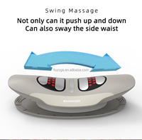 FOYOGA 2026 Masseur Shiatsu pour le dos et le cou avec chaleur EMS/Traction - Oreiller de massage électrique 3D rechargeable pour pétrissage profond des tissus musculaires