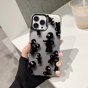 Buffo piccolo ragazzo nero per IPHONE 15promax custodia per telefono piccolo fresco IMD case di vendita calda custodia per telefono per iphone 16promax - Product Image 2