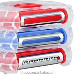 Multifunzionale Julienne lama 3 in 1 pelapatate rotatorio grattugia tritacellatrice <span class=keywords><strong>pomodoro</strong></span> frutta frutta frutta pelapatate - Product Image 6