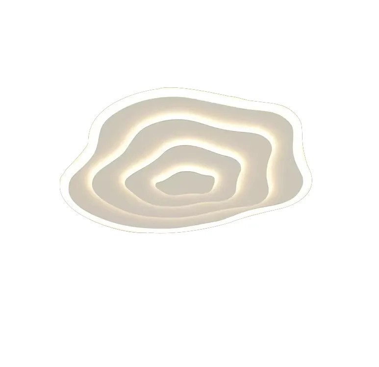 Échelle créative type ondulé plafonnier acrylique protection des yeux chauds éclairage irrégulier chambre appartement maison lampe à LED