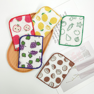 Prix d'usine OEM, produits de nettoyage de cuisine bon marché, double couche anti-graisse, fibre de bambou écologique, design moderne en forme de feuille - Product Image 6