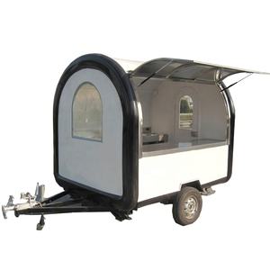 Camión de comida totalmente equipado a la venta, carrito de venta de café y té de burbujas de concesión personalizado de Europa, remolque de comida - Product Image 2