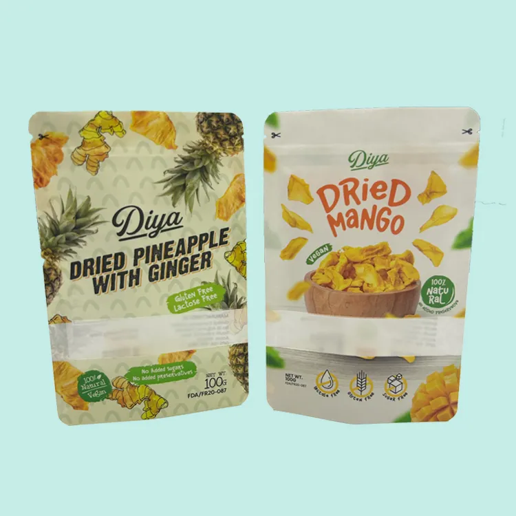 Durian Bolsas para frutas, sacos de embalagem de frutas secas com estampa personalizada, desenho grátis, abóbora, abóbora, manga, coco e limão, Durian Cranberry, personalizado