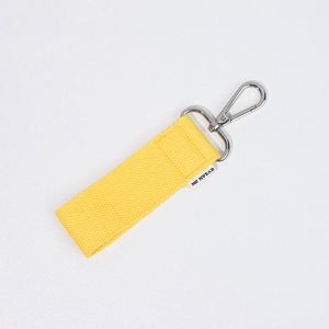 Llavero de lona de 17 cm con colgante de placa de identificación en blanco, cordón de muñeca y soporte para llavero para mujeres y niñas - Product Image 5