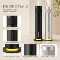 Diffuseur d'arômes électrique rechargeable certifié ROHS, machine de luxe, garantie 1 an, utilisation en extérieur, contrôlé par application, pour la décoration de la chambre