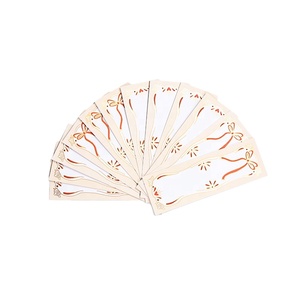 Segnalibri di Lusso Personalizzati con Lamina d'Oro, Segnalibri Artistici in Carta Pregiata, Stampa Offset con Laminazione, 14,8x5,2cm, per Biglietti d'Auguri - Product Image 1