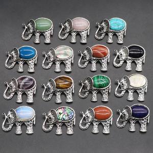 เข็มกลัดรูปช้างวินเทจประดับคริสตัลและอัญมณี  ทำจากโลหะผสม  ใช้ได้สองแบบ  ของขวัญพิเศษ - Product Image 1