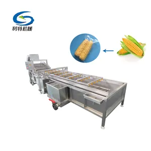 Quick frozen processing production line corn washing machine