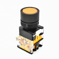 Bouton-poussoir LAY50-22C-11, diamètre 22 mm, momentané/retenu, avec cadre rouge, vert, bleu, blanc, noir, jaune, noir