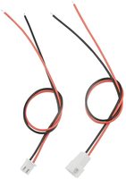 Set Konektor JST XH 2.54 2-Pin dengan Konektor Jantan dan Betina Konduktor Tembaga 16-24AWG