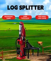 Machine à fendre le bois industrielle haut de gamme à 3 points, entraînée par tracteur, à essence, avec moteur et engrenages horizontaux/verticaux, facile à utiliser - Prix usine