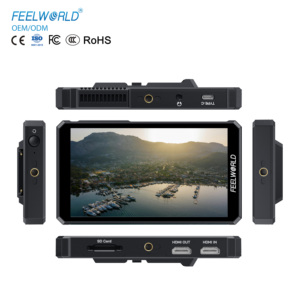 FEELWORLD PS6 DSLR Caméra Moniteur 5.5 Pouces <span class=keywords><strong>OLED</strong></span> avec Grand Angle de Vue 4K HDMI pour Multi-Angle Visualisation Commande en Gros ODM - Product Image 1