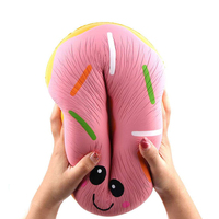 Jouets spongieux parfumés de beignets à montée lente de mousse d'unité centrale pour le soulagement du stress