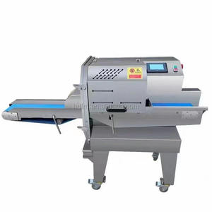 Trancheuse à viande automatique en acier inoxydable 304, machine à découper la viande, épaisseur de coupe réglable, équipement de découpe pour cuisine commerciale - Product Image 1
