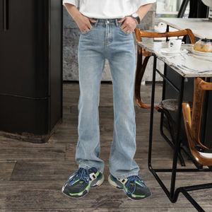 Nouvelles salopettes en jean vintage pour homme 2025 – Style streetwear taille mi-haute, déchirées, décontractées, coupe légèrement évasée pour l'automne - Product Image 2