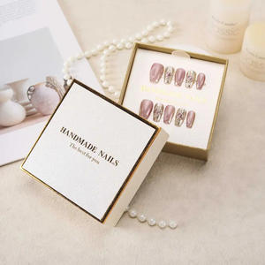 [Stokta] tırnaklarda özel basın ambalaj kutusu pencere ile Logo kutusu özelleştirmek - Product Image 5