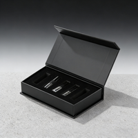 Flacon de parfum en verre rechargeable avec boîte magnétique personnalisée, vaporisateur 2 ml 5 ml, flacon de parfum à vis