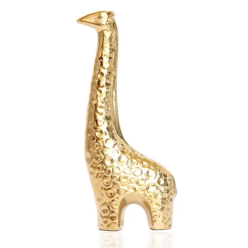 ceramic giraffe statue figurine decoration animal ornaments porcelain crafts sculpture desktop decorative gift