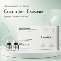 Sérum réparateur après-soleil à l'exosome de concombre ExoAion, lot de 6, coffret cadeau, stock léger, expédition rapide, prix d'usine
