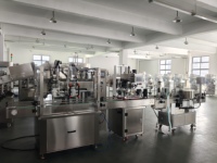 Machine de remplissage et de bouchage automatique PLC pour liquides et pâtes (crème, huile, miel, sauces, shampoing, boissons) en bouteilles/bocaux/canettes en plastique