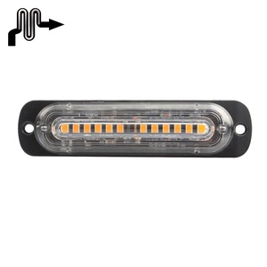 12-24v 4D Car Emergency <strong>Light</strong> <strong>Red</strong> Blue Green Amber 10 <strong>Led</strong> Grille Strobe <strong>Light</strong> Warning <strong>Light</strong> - Product Image 1