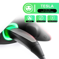 3.5kW 7kw 9kw 11kw Pengisi Daya EV Portabel Stasiun Pengisian Kendaraan Listrik 220V Level 2 Pengisi Daya Mobil Rumahan dengan Aplikasi untuk Tesla
