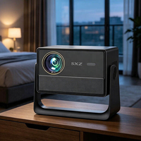 Vente directe d'usine, projecteur vidéo numérique intelligent WiFi 5G LED portable pour la maison, système Google-TV, 1500 ANSI, entièrement scellé, 4K 1080P