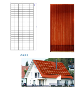 Paneles Solares Fotovoltaicos de 575w, Módulo Fotovoltaico BIPV Transparente Naranja, 575 Vatios Rojo - Product Image 5